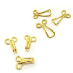 Historical Brass Hooks Eyes large size